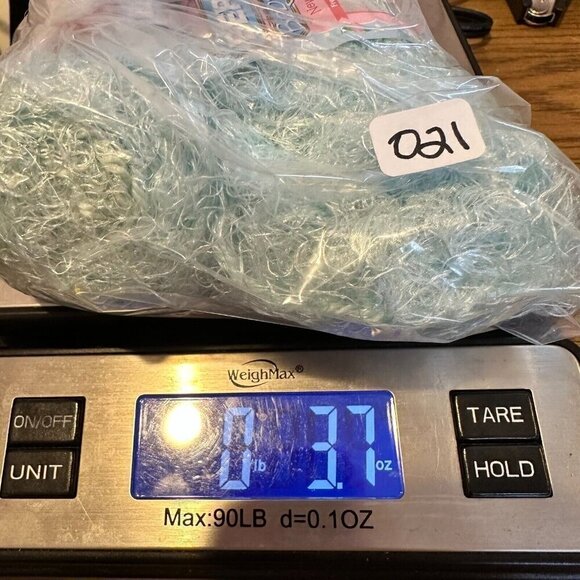 Bernat Baby Lash Yarn Lot 2 50 Grams 1.75 oz Gentle Green Blue 161067 Soft - Picture 11 of 11